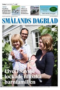 Förstasida Smålands Dagblad