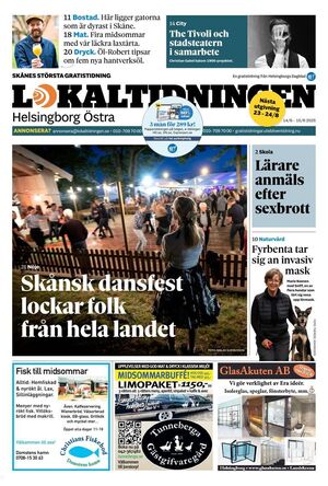 Förstasida Lokaltidningen Helsingborg