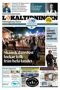 Förstasida Lokaltidningen Helsingborg