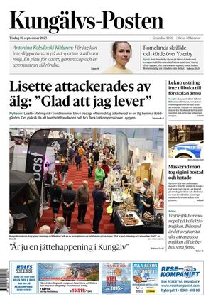 Förstasida Kungälvs-Posten