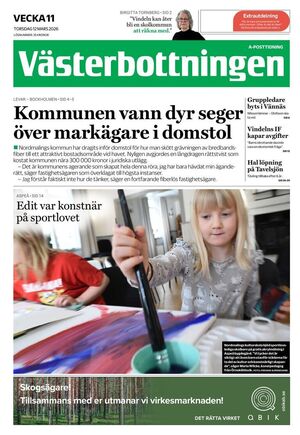 Förstasida Västerbottningen