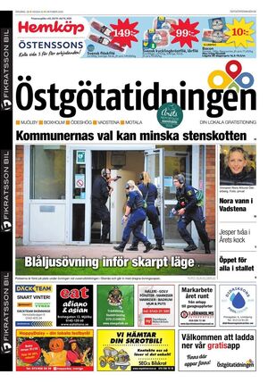Förstasida Östgötatidningen