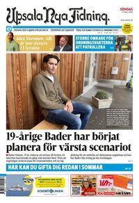 Förstasida Upsala Nya Tidning