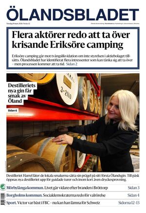 Förstasida Ölandsbladet