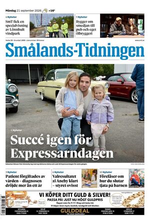 Förstasida Smålands-Tidningen