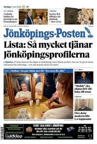 Förstasida Jönköpings-Posten