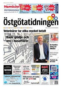 Förstasida Östgötatidningen