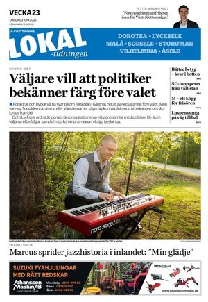Förstasida Lokaltidningen