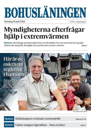 Förstasida Bohusläningen