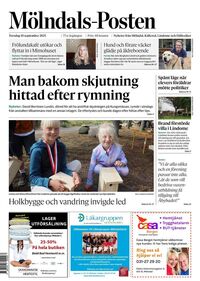 Förstasida Mölndals-Posten