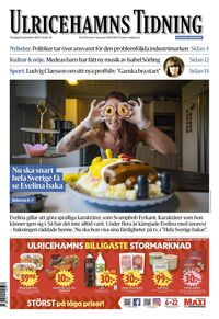 Förstasida Ulricehamns Tidning