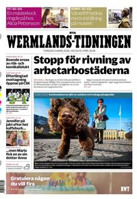 Förstasida Nya Wermlands-Tidningen