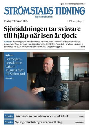 Förstasida Strömstads Tidning