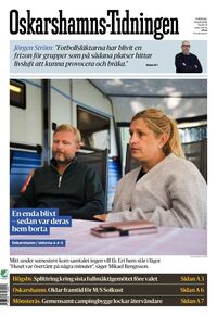 Förstasida Oskarshamns-Tidningen