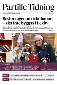 Förstasida Partille Tidning
