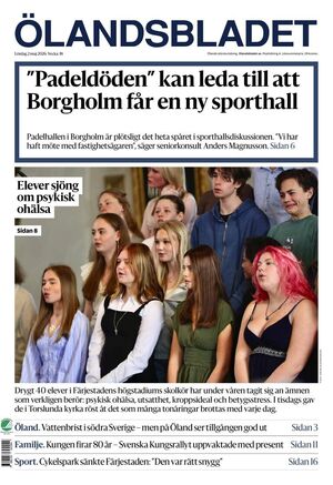 Förstasida Ölandsbladet