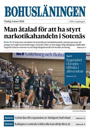 Förstasida Bohusläningen