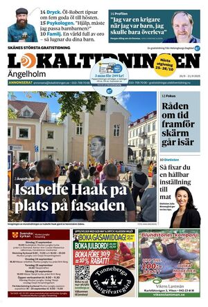 Förstasida Lokaltidningen Ängelholm