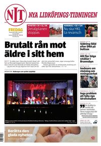 Förstasida Nya Lidköpings-Tidningen