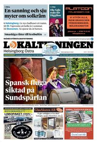 Förstasida Lokaltidningen Helsingborg