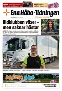 Förstasida Ena Håbo-tidningen