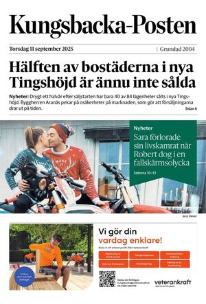 Förstasida Kungsbacka Posten
