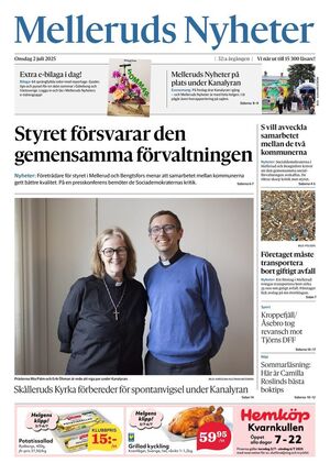 Förstasida Melleruds Nyheter