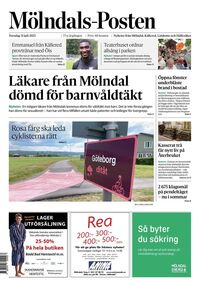 Förstasida Mölndals-Posten