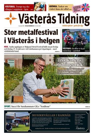 Förstasida Västerås Tidning