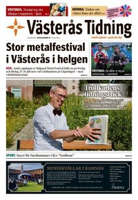 Förstasida Västerås Tidning