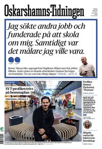 Förstasida Oskarshamns-Tidningen
