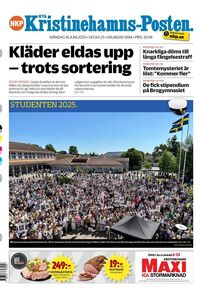 Förstasida Nya Kristinehamns-Posten