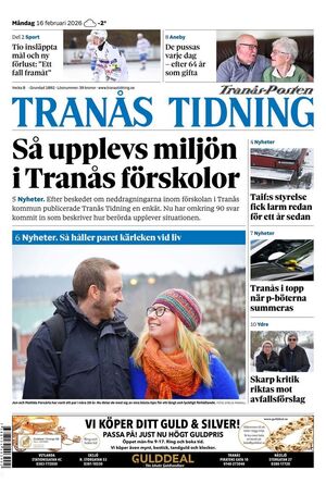 Förstasida Tranås Tidning