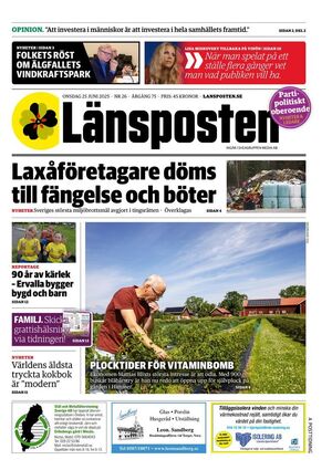 Förstasida Länsposten