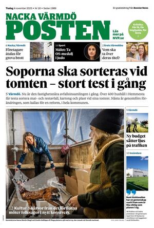 Förstasida Nacka Värmdö Posten Värmdö