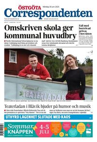 Förstasida Östgöta Correspondenten