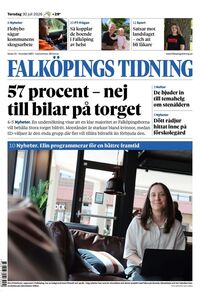 Förstasida Falköpings Tidning