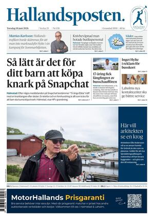 Förstasida Hallandsposten