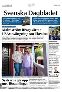 Förstasida Svenska Dagbladet