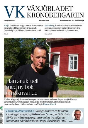 Förstasida Växjöbladet Kronobergaren