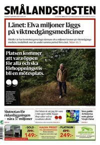Förstasida Smålandsposten