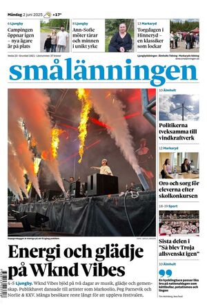 Förstasida Smålänningen