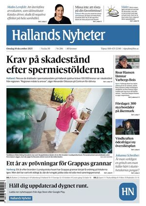Förstasida Hallands Nyheter