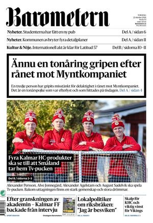 Förstasida Barometern