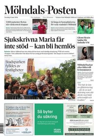 Förstasida Mölndals-Posten