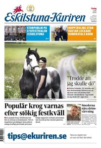 Förstasida Eskilstuna-Kuriren