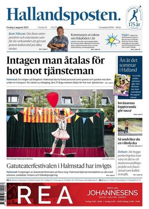 Förstasida Hallandsposten