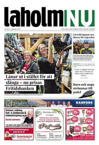 Förstasida Laholms Tidning