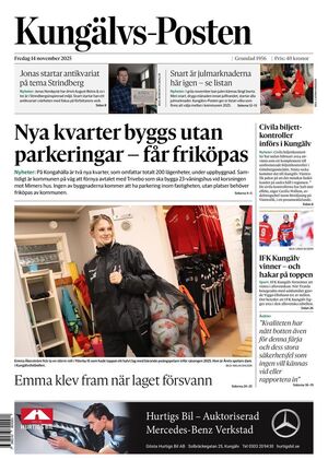 Förstasida Kungälvs-Posten
