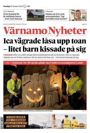 Förstasida Värnamo Nyheter